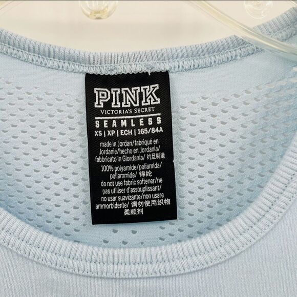 Victoria’s Secret PINK Seamless Drapey Muscle Tank In Blue Women’s Size XS - Picture 4 of 4